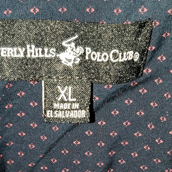 Polo beverly hills Polo Club men XL Navy Blue Color. - Picture 5 of 5